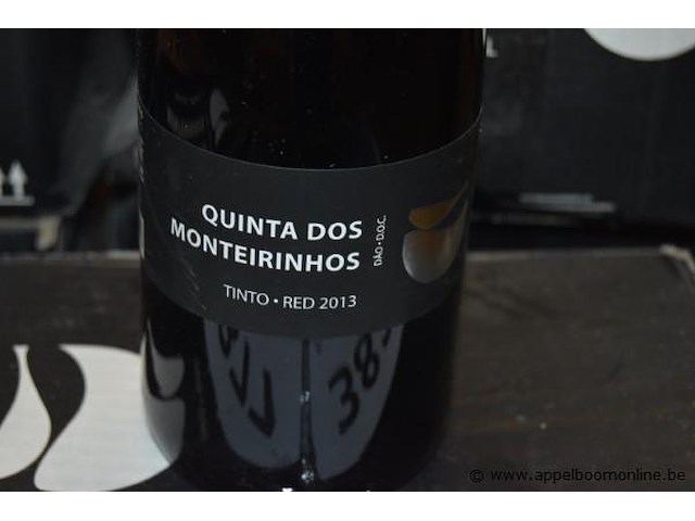 24x fles rode wijn, quinta dos monteirinhos, dão d.o.c., 2013, 75cl - afbeelding 2 van  4