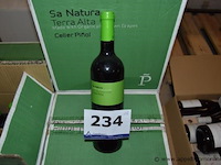 24x fles rode wijn, sa natura, d.o. terra alta celler piñol, 2009, 75cl - afbeelding 1 van  3
