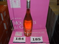 24x fles rosé wijn, château mourgues du grès, fleur d'eglantine 2018, 750ml - afbeelding 1 van  2