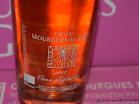 24x fles rosé wijn, château mourgues du gres, fleur d'eglantine 2018, 750ml - afbeelding 2 van  2