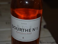 24x fles rosé wijn, dourthe n°1, bordeaux rosé, 2008, 75cl - afbeelding 2 van  3