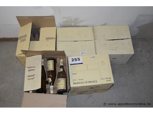 24x fles wijn, louis jadot, wo. marsannay en rully blanc, 75cl - afbeelding 1 van  3