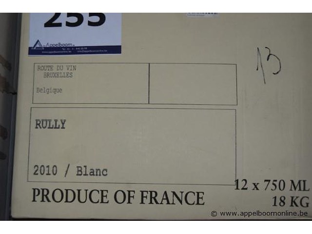 24x fles wijn, louis jadot, wo. marsannay en rully blanc, 75cl - afbeelding 3 van  3