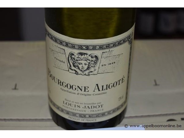 24x fles witte wijn, louis jadot, bourgogne aligoté, 2015, 75cl - afbeelding 2 van  4