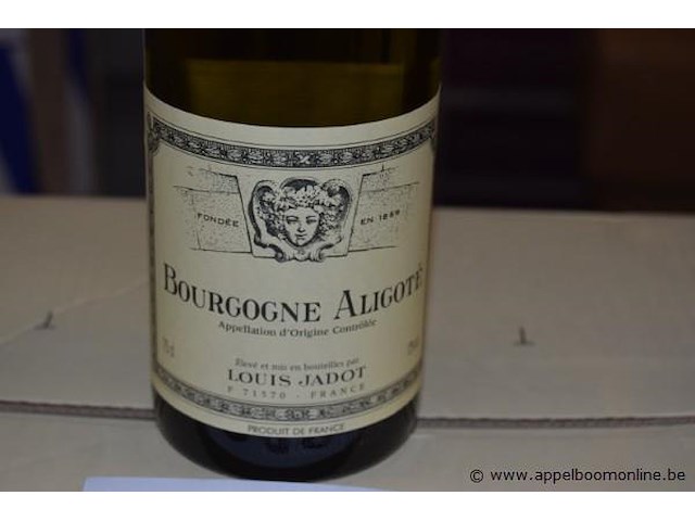 24x fles witte wijn, louis jadot, bourgogne aligoté, 2016, 75cl - afbeelding 2 van  4
