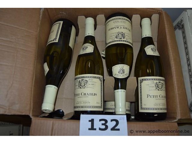 24x fles witte wijn, louis jadot, petit chablis 2011, 750ml - afbeelding 1 van  3
