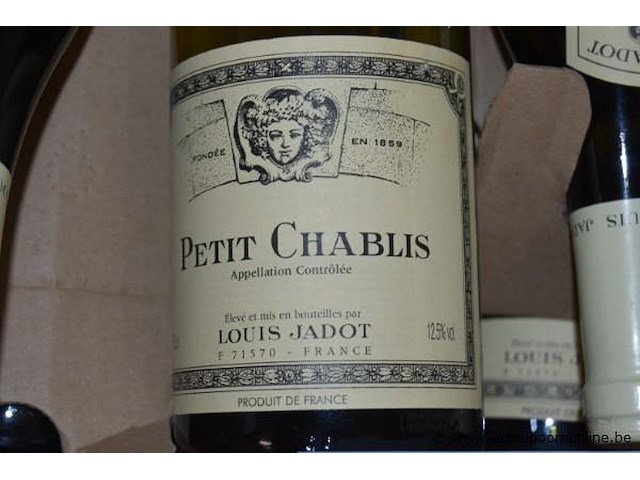 24x fles witte wijn, louis jadot, petit chablis 2011, 750ml - afbeelding 2 van  3
