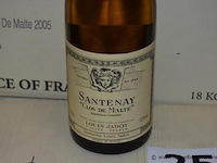 24x fles witte wijn, louis jadot, santenay "clos de malte", 2005, 75cl - afbeelding 2 van  3