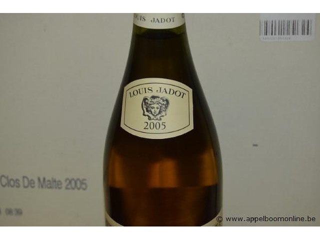 24x fles witte wijn, louis jadot, santenay "clos de malte", 2005, 75cl - afbeelding 3 van  3