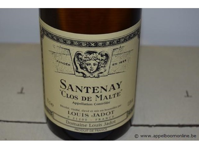 24x fles witte wijn, louis jadot, santenay "clos de malte", 2006, 75cl - afbeelding 2 van  4