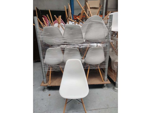 24x kuipstoel wit excl. container (24x) - afbeelding 2 van  3