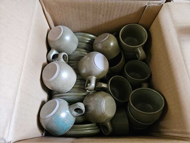 24x set serax - surface sergio herman - koffietas 11cl met ondertas - afbeelding 4 van  4