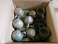 24x set serax - surface sergio herman - koffietas 11cl met ondertas - afbeelding 4 van  4