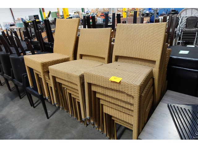 24x wicker stoel - afbeelding 2 van  4