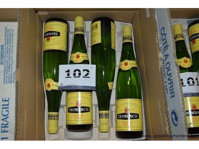 24x witte wijn, trimbach, muscat réserve 2013, alsace, 750ml - afbeelding 1 van  3