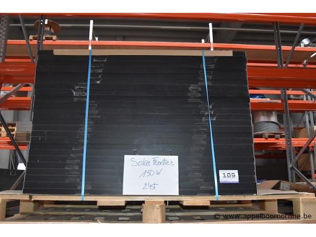 24x zonnepaneel, solar frontier, 150w, werking niet gekend - afbeelding 1 van  1