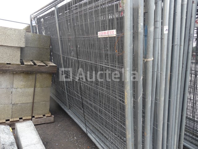 25 bouwbarrières (heras-type) - afbeelding 1 van  4