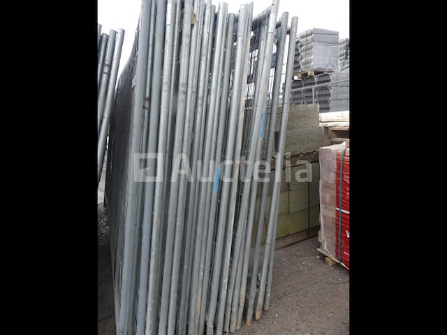 25 bouwbarrières (heras-type) - afbeelding 2 van  4