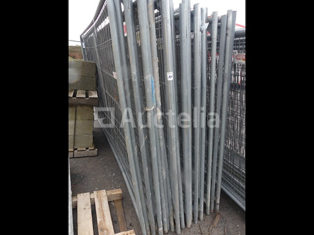 25 bouwbarrières (heras-type) - afbeelding 3 van  4