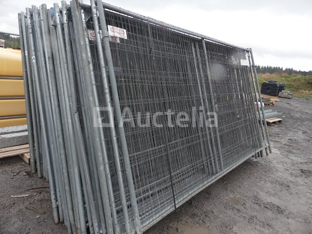 25 bouwbarrières 'heras-type' - afbeelding 2 van  3