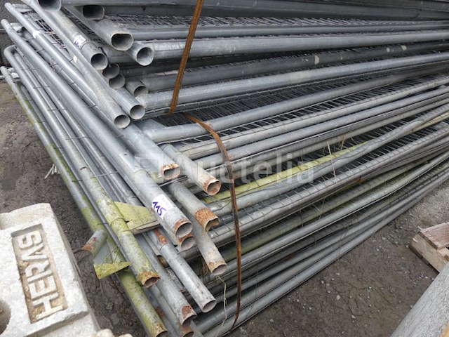 25 bouwbarrières "heras-type" - afbeelding 2 van  6