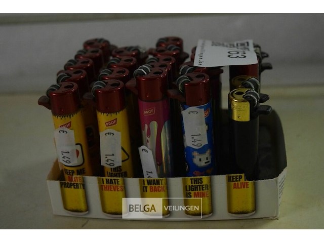 ±25 div. aanstekers - afbeelding 1 van  2