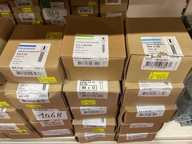 25 dozen schroeven deels inox - afbeelding 4 van  10