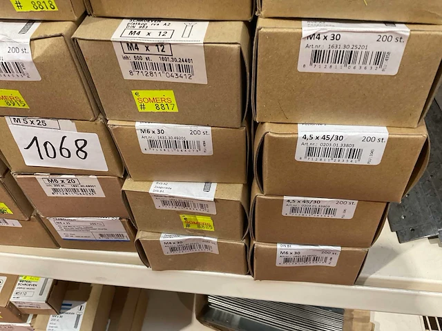 25 dozen schroeven deels inox - afbeelding 5 van  10