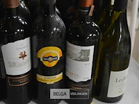 ±25 flessen diverse wijnsoorten - afbeelding 3 van  4