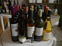 ±25 flessen diverse wijnsoorten - afbeelding 1 van  5