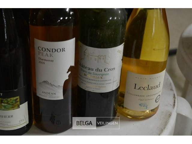 ±25 flessen diverse wijnsoorten - afbeelding 3 van  5