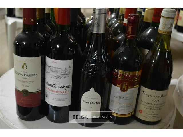 ±25 flessen diverse wijnsoorten - afbeelding 4 van  4