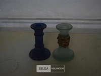 ±25 glazen kandelaars - afbeelding 2 van  3