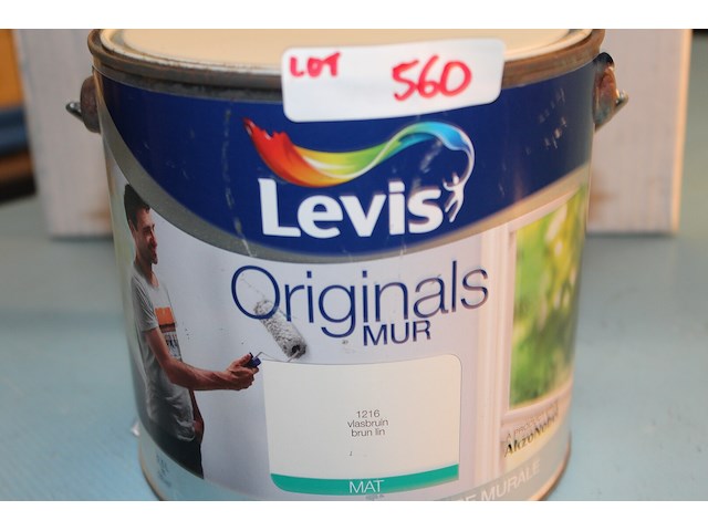 2,5 l muurverf levis vlasbruin - afbeelding 1 van  1