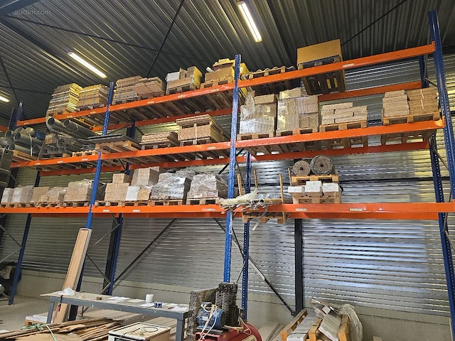 25 lopende meter metalen palletstelling. - afbeelding 1 van  7