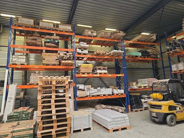 25 lopende meter metalen palletstelling. - afbeelding 6 van  7