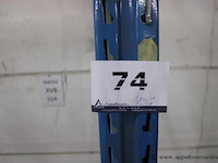 25 meter haspel magazijn rek betsaande uit 12 staanders en 54 leggers - afbeelding 4 van  4