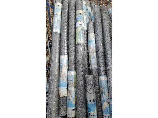 25 meter kippendraad 100cm hoog (10 rol x 2,5m), maas 25mm - afbeelding 1 van  3