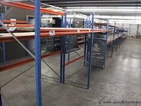 25 meter magazijnrekken bestaande uit 13staanders en 70 leggers