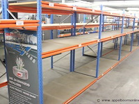 25 meter magazijnrekken bestaande uit 13staanders en 70 leggers - afbeelding 2 van  4