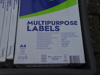 25 pakken multilabels lyreco (ca. 6500 labels per pak) - afbeelding 4 van  5