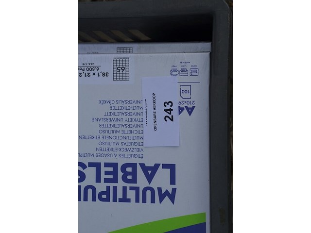 25 pakken multilabels lyreco (ca. 6500 labels per pak) - afbeelding 5 van  5