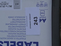25 pakken multilabels lyreco (ca. 6500 labels per pak) - afbeelding 5 van  5