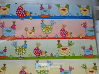 25 plastieken tafelkleed pasen 80x80xm - afbeelding 2 van  3