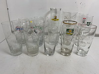 25 verschillende oude bierglazen - afbeelding 3 van  5