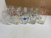 25 verschillende oude bierglazen - afbeelding 3 van  5