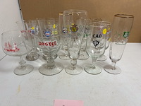 25 verschillende oude bierglazen - afbeelding 2 van  5