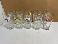 25 verschillende oude bierglazen - afbeelding 4 van  5
