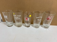 25 verschillende oude bierglazen - afbeelding 5 van  5