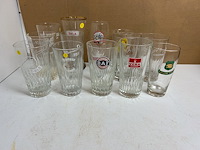 25 verschillende oude bierglazen - afbeelding 3 van  5